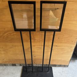 4 Foot Metal Sign Stands