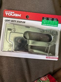 Light duty stapler with staples