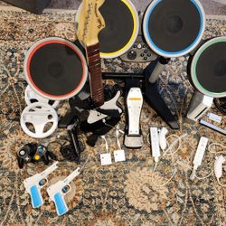 Wii Rock Band Bundle With 30 Games Backwards Compatible