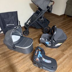 Uppababy Vista V2 Stroller And Bassinet And Car seat 