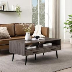 coffee table with 2 drawers, NEW