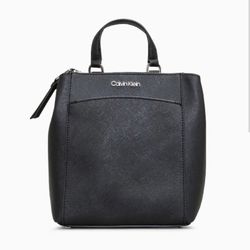 Calvin klein hayden saffiano leather backpack