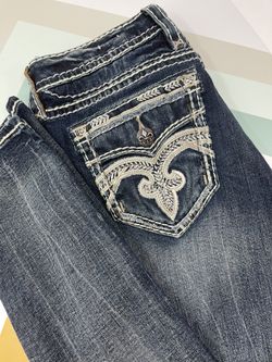 Rock Revival Pilkin Mid-rise Skinny 31 Xtra Long