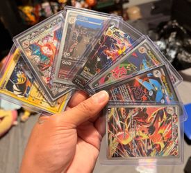 7 Pokemon cards