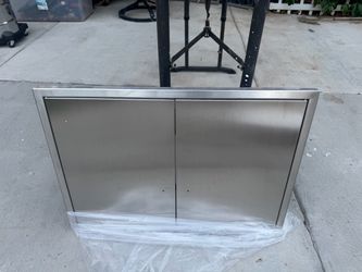 Barbecue doors no handles