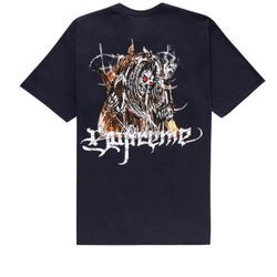 Supreme Satan tee NAVY Sz XL 