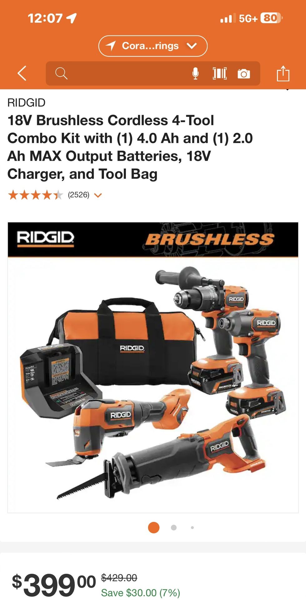 RIDGID Tool Set for Sale in Pompano Beach, FL OfferUp