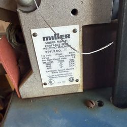 Miller Spot Welder