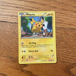 Pikachu Pokemon Card