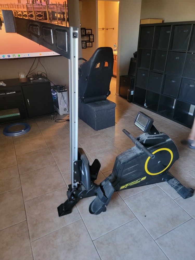 Rowing Workout Row Machine Folds In Half