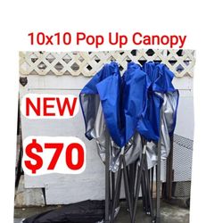 Canopy 10x10 Blue  heavy duty