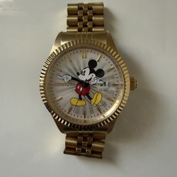 Mickey Mouse Gold Invicta Watch 