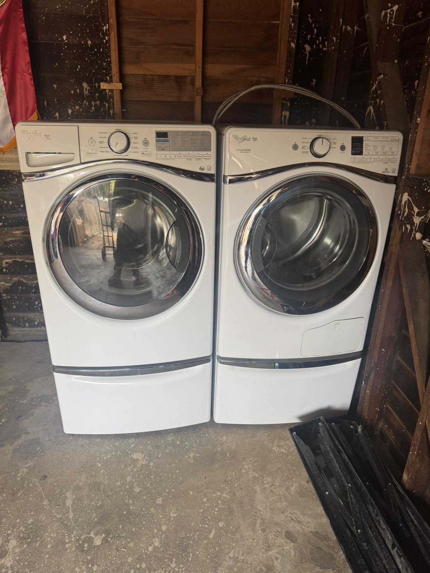 Washer And Electric Dryer