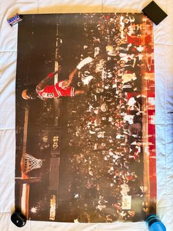 Michael Jordan Chicago Bulls Dunk Poster