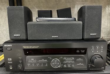 Sony STR-K740P A/V Receiver Stereo AM/FM Cinema Sound w/Remote Bundle 