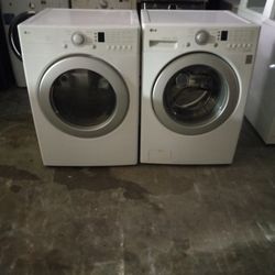 Set Washer And Dryer LG Gas Dryer Good Condition 3 Months Warranty Delivery And Installation 