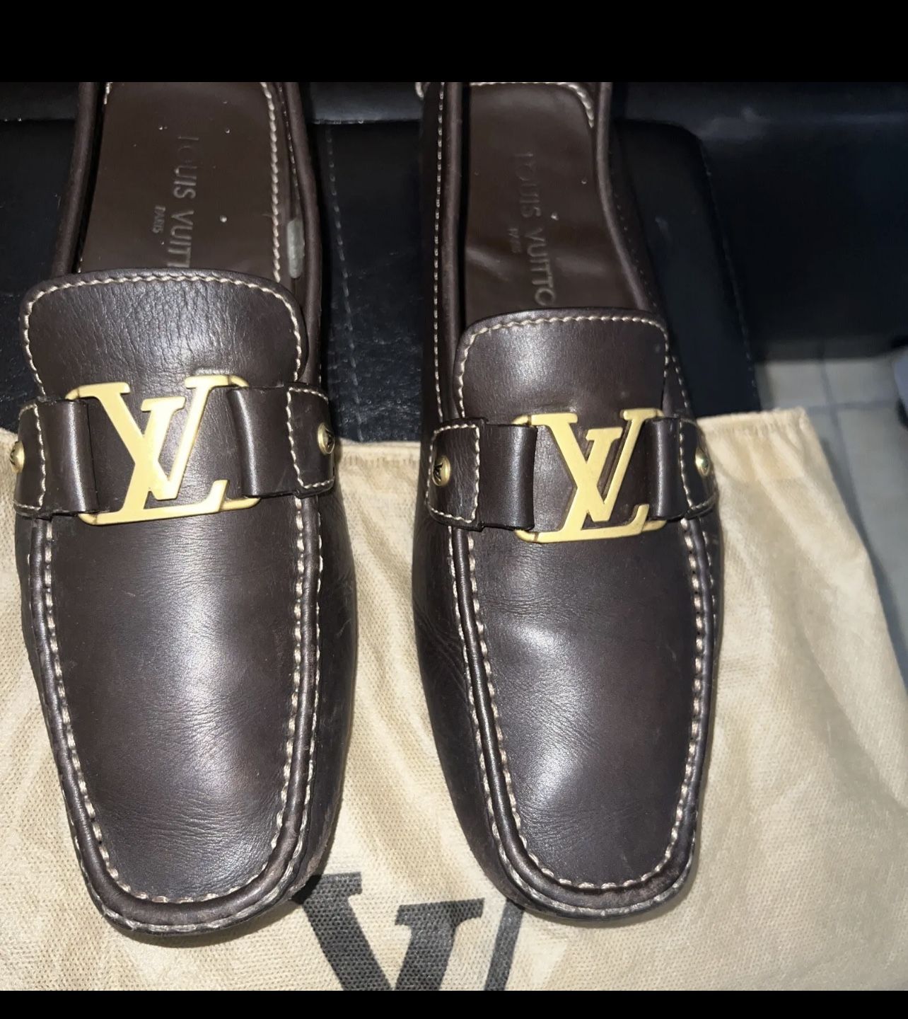 Louis Vuitton Monte Carlo Original . Mens Driving Shoes Size 42