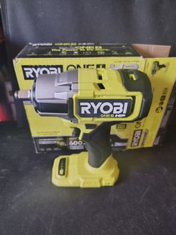 Ryobi 1/2 in HP impact wrench 600lbs of torque