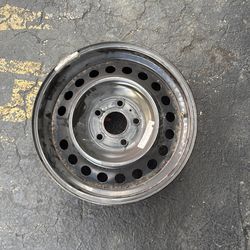 Spare steel rim