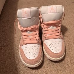 Legend Pink Jordan 1s