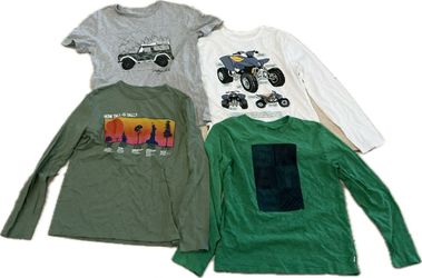4 gap shirts size L,
3 long sleeves,1 short sleeve