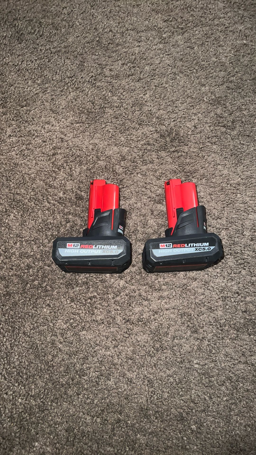 Milwaukee M12 High Output XC5.0 Batteries New