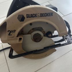 Black & Decker Circular Saw – 2HP – 7 1/4” Blade – $30