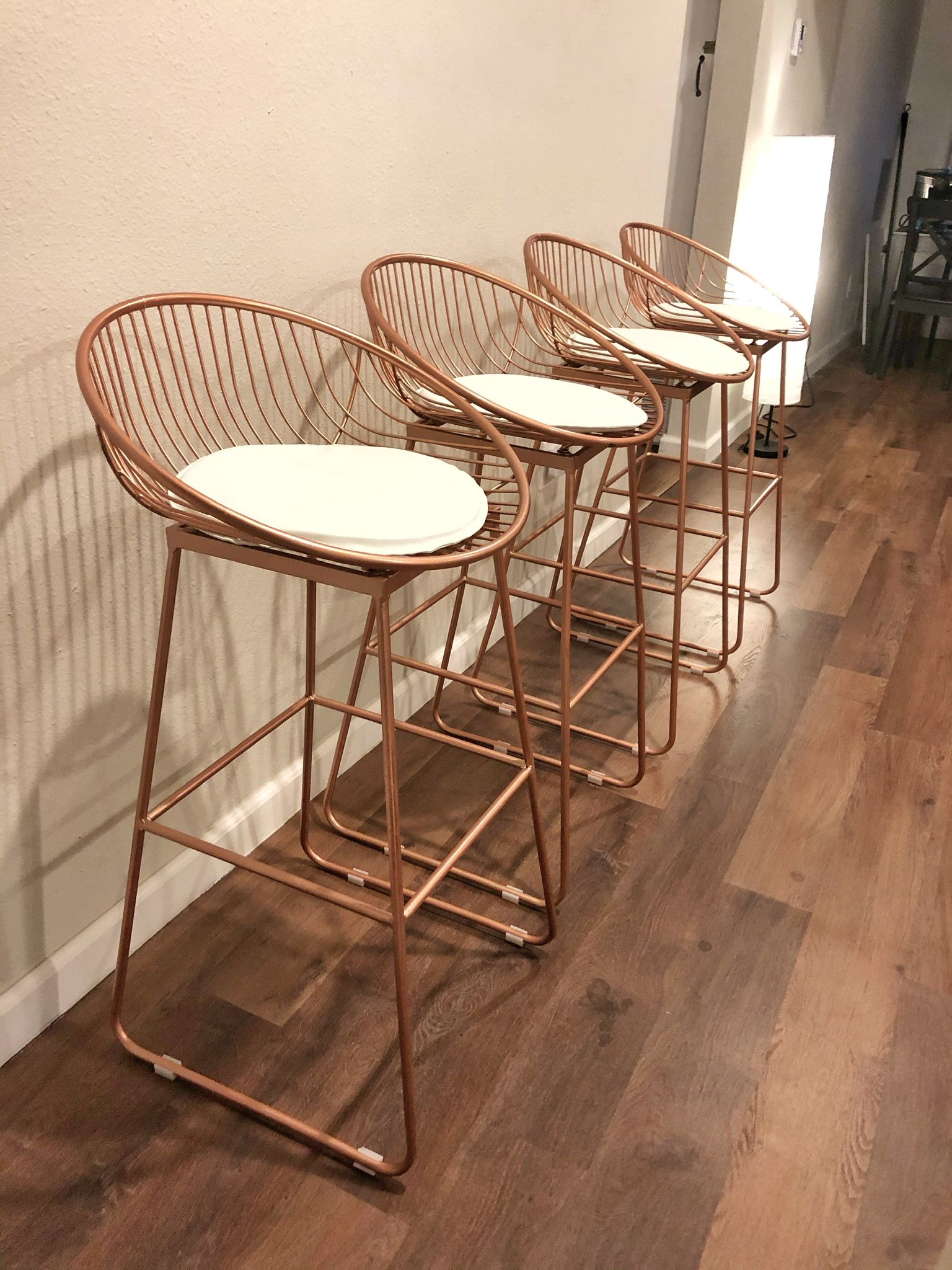 Rose Gold Bar Stools