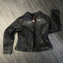 Women’s Leather Motorcycle Jacket
