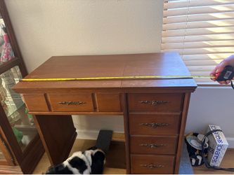 Vintage Sewing Machine Cabinet