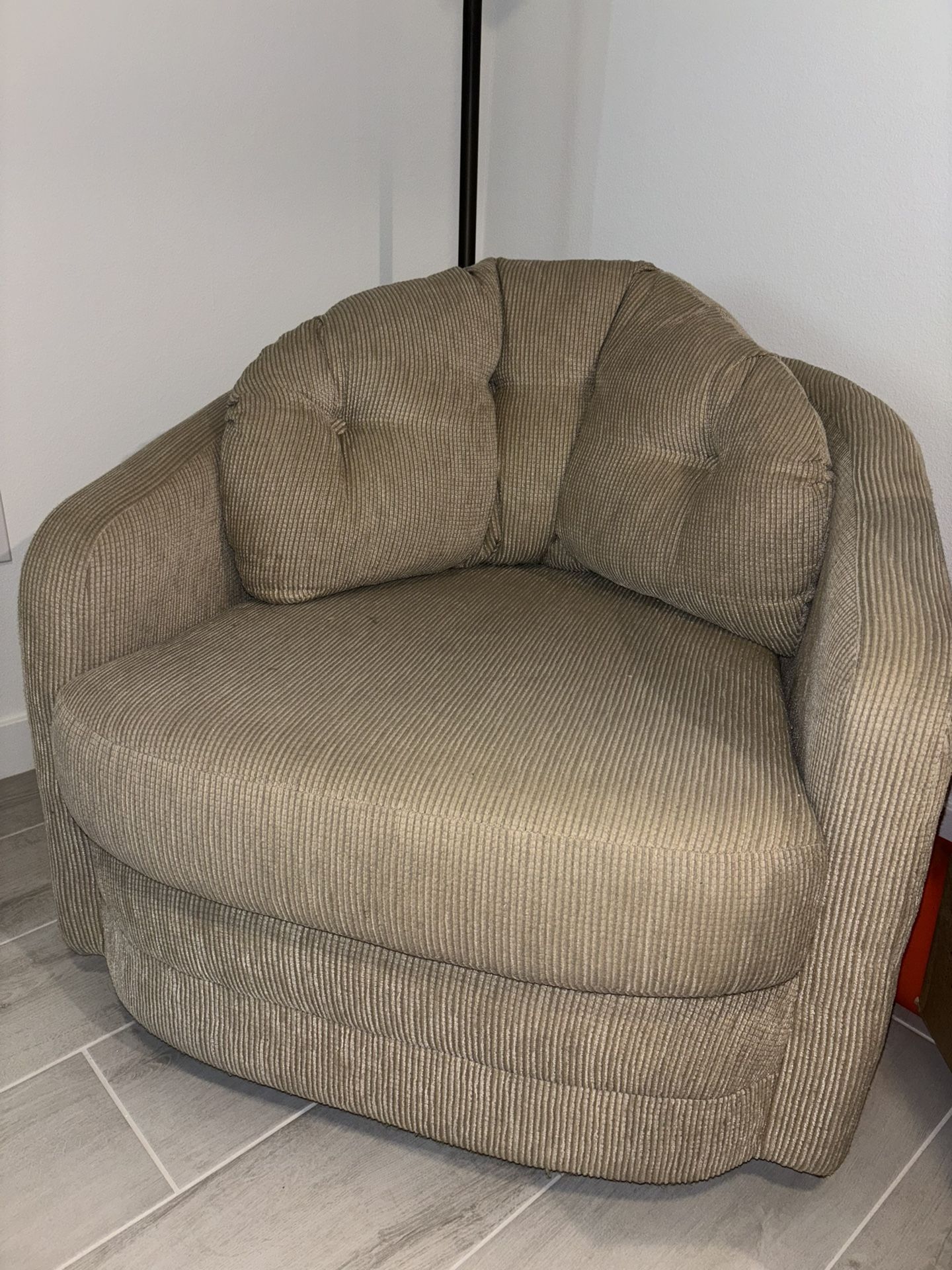 Brown Swivel Chair