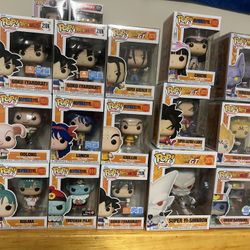 Dragon Ball Z Funko Pops 