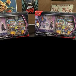 Pokemon TCG Cynthia's Garchomp ex Premium Collection Boxes x2 NEW FACTORY SEALED