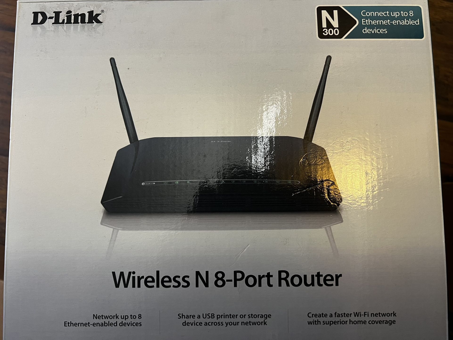 8 Port Router By Dlink