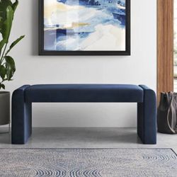 New In Box 47” Velvet Bench