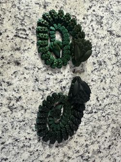 3D Printed Articulated Snake $10 Each
