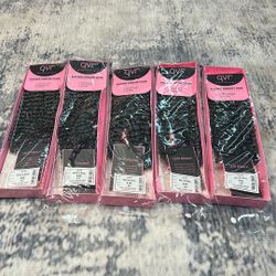 5 Packs QVR Feather Crochet Hair 18” (100% Human Hair) NEW