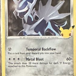 Pokémon Dialga Celebrations Classic Collection Rare 020/025 English Metal 130 HP