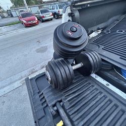 95 Pound Dumbbells Pair