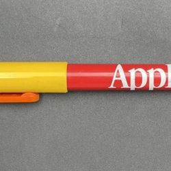 Apple Computer Logo Rainbow Color Ballpoint Pen Vintage