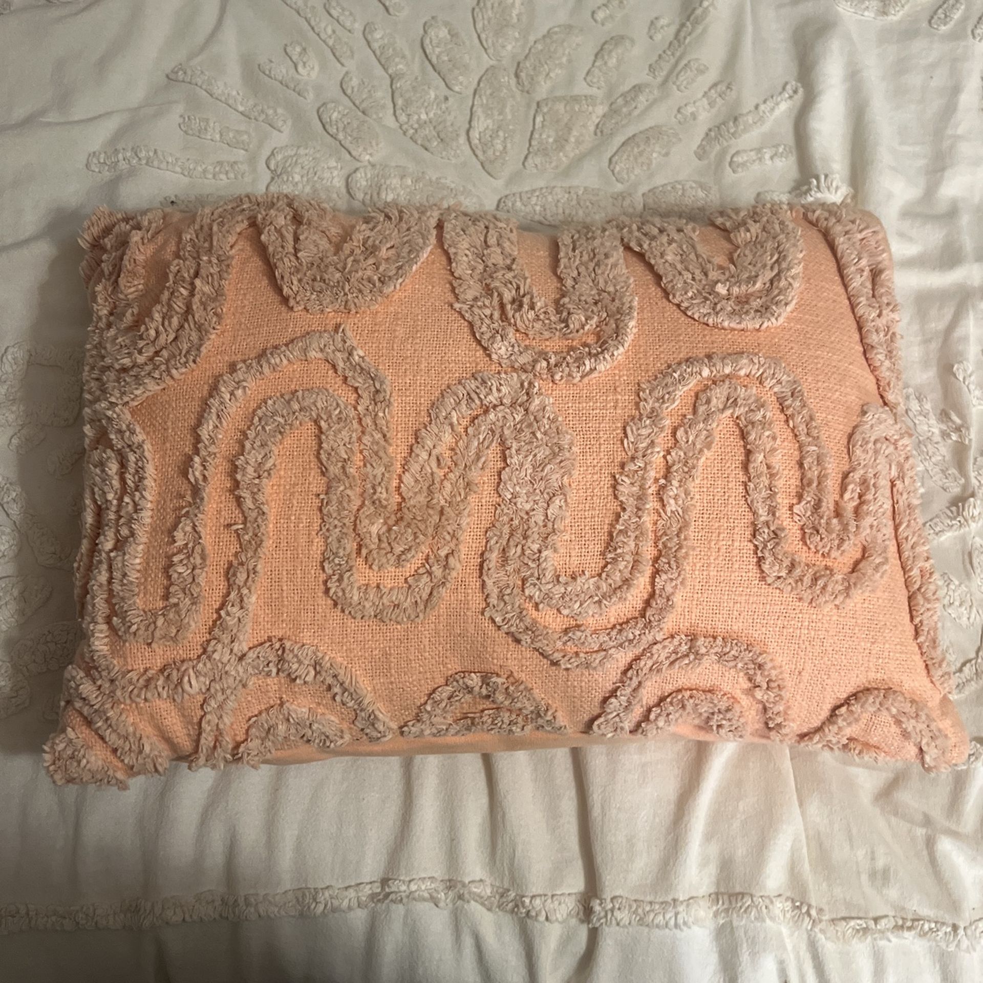 World Market Pink Boho Pillow