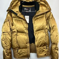 New Ralph Lauren Women’s Large  100 % Down Puffer Jacket Coat