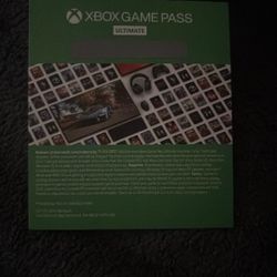Xbox One Game Pass Ultimate 