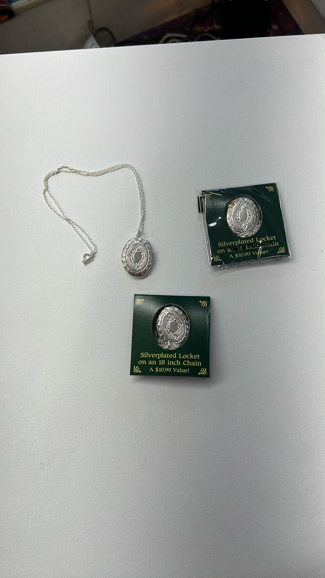 Silver plated Locket Chain