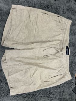 Abercrombie & Fitch Khaki Cotton Shorts – Clean Classic Look Large