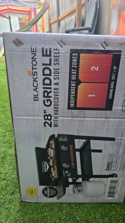 Griddle with Hardcover & Side Shelf