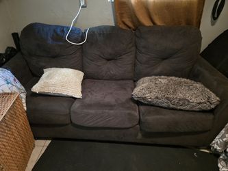 love seat and sofa