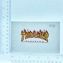 Iron On Heat Transfer  Good For T-shirts Sweaters Jackets T Shirt Design Size Is About 2x3 Thrasher Magazine #528