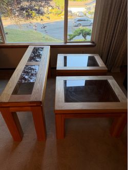 Side tables and console table
