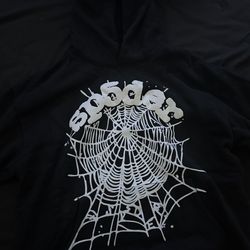 Black and white spider hoodie